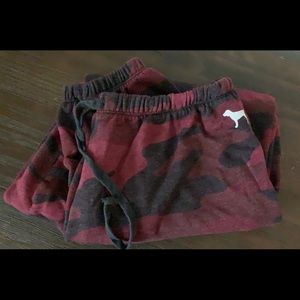 Pink VS sweats large EUC